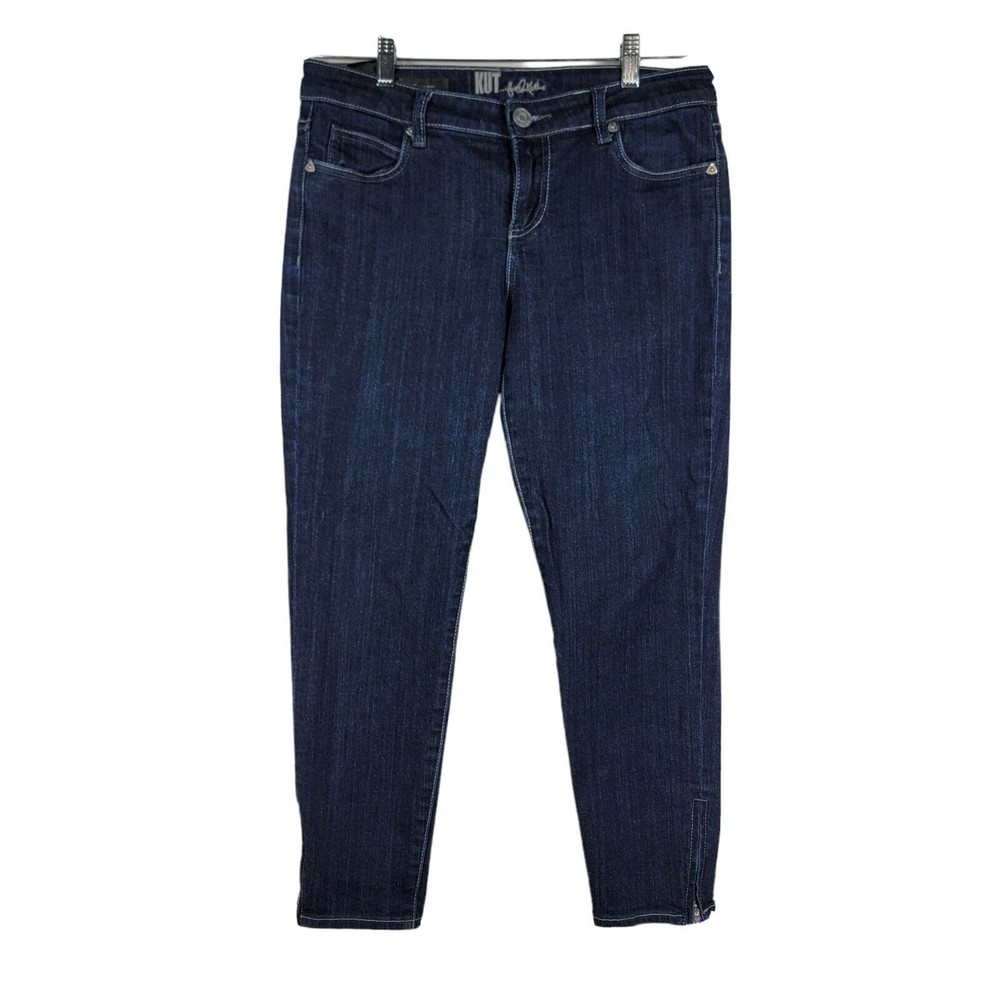 Kut‎ From The Kloth Size 6 Womens Jeans Brigette Ankle Skinny Zipper Hems